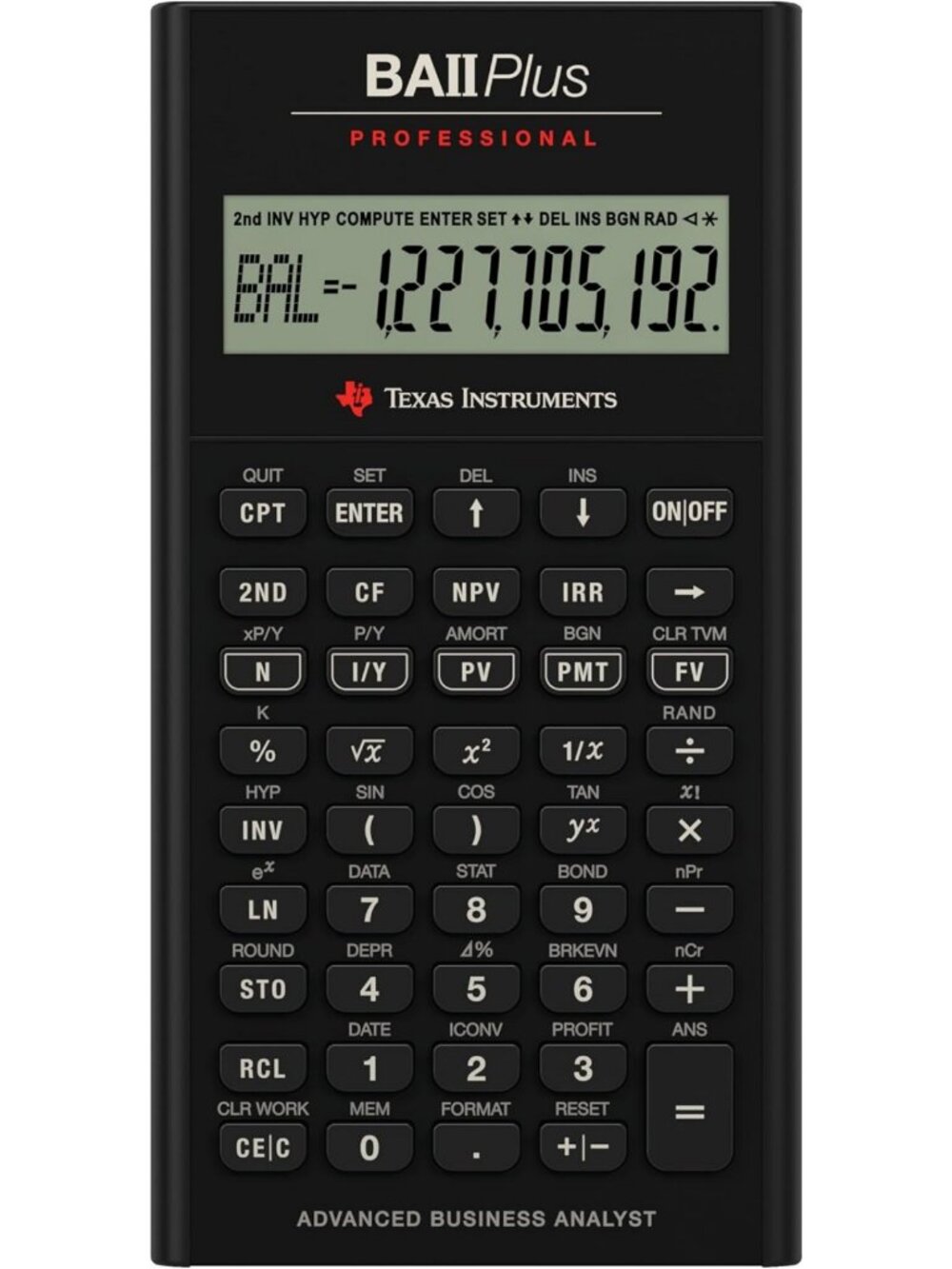 Professional Financial Calculator for Business & Finance - BA II Plus Model
